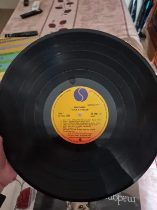 Madonna Like a Virgin Vinilo Original Sire 1984