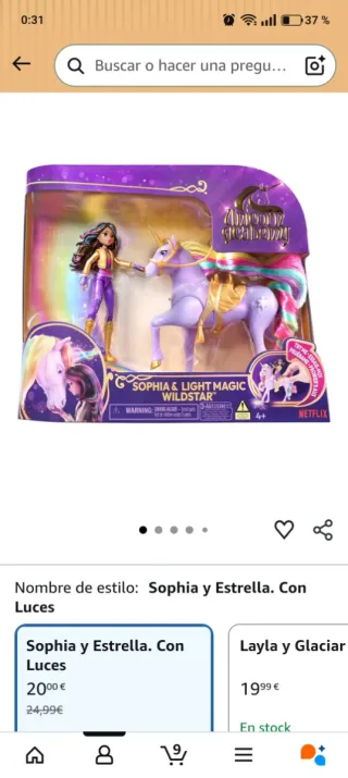 Academia Unicornio. Muñeca Sophia