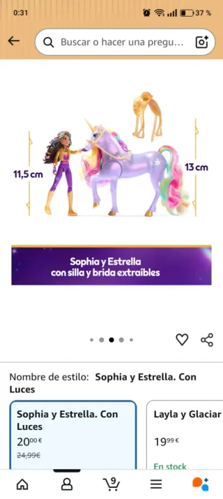 Academia Unicornio. Muñeca Sophia