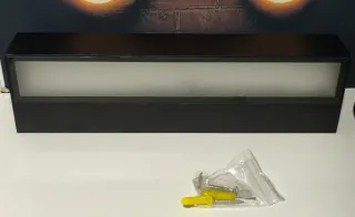 Aplique de pared moderno negro