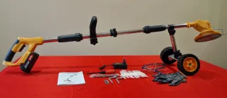 Tagliabordi con 1 batteria e accessori (nuovo)
