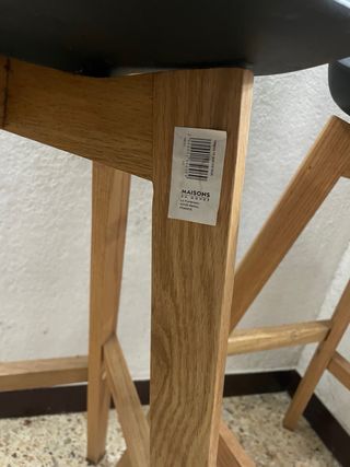 2 Sgabelli o Sedie Alte Stile Scandinavo