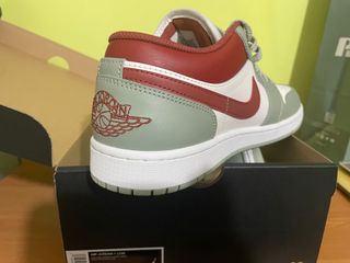Air Jordan 1 Low Verde Rosso Bianco