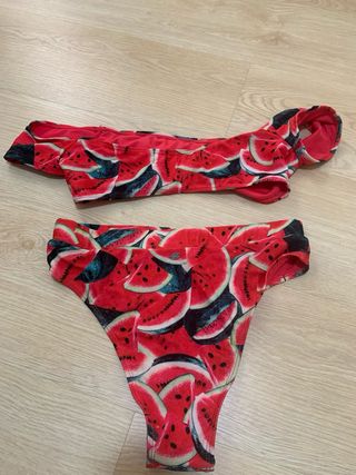 Bikini Pull&Bear Estampado Sandía