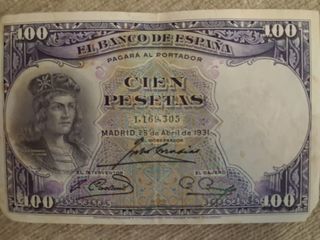 Billete 100 Pesetas Banco de España