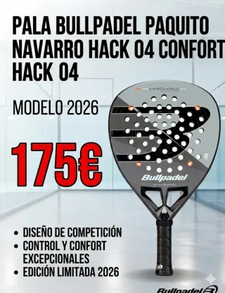 Pala Bullpadel Hack 04 Paquito Navarro