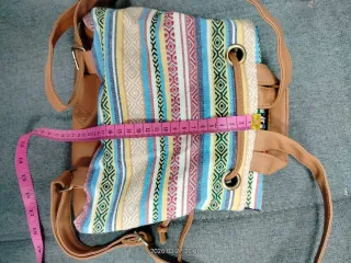 Mochila y cartera étnica