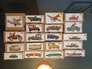 GRAN LOTE 19 JUGUETES HOJALATA PAYÁ EN CAJA