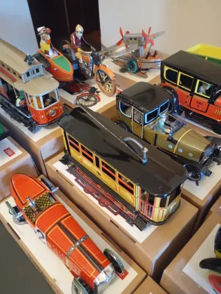 GRAN LOTE 19 JUGUETES HOJALATA PAYÁ EN CAJA