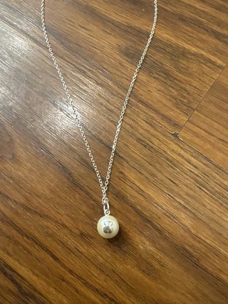 Colgante Tous Perla Oso Plata