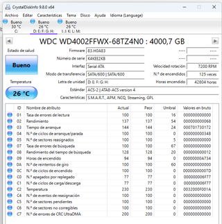 Disco Duro 4 TB WDC WD4003FFWX