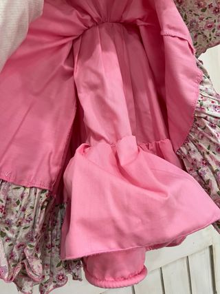 Traje de flamenca para niña talla 4 a 6 años asin