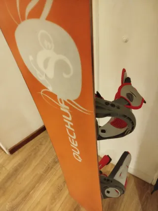 Snowboard Quechua + Attacchi Wedze + Sacco