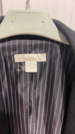 Blazer H&M Negro Talla S
