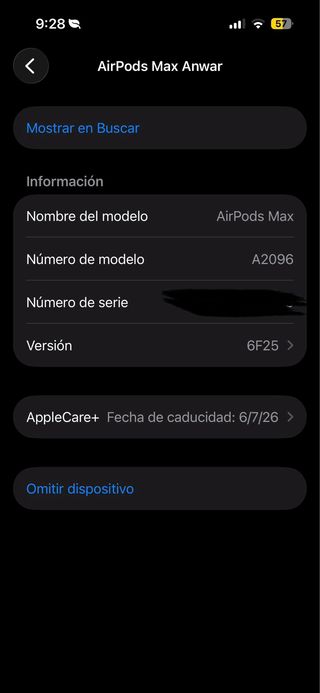 AirPods Max Space Gray + AppleCare