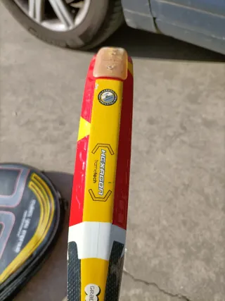 Pala de pádel y funda JOX Magma