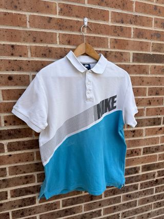 Polo Nike Vintage Blanco y Azul