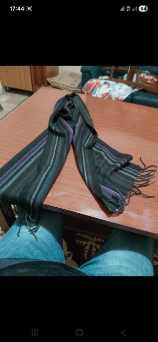 Sciarpa unisex a righe