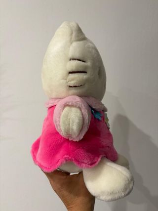 Peluche Hello Kitty Vestido Rosa Flores