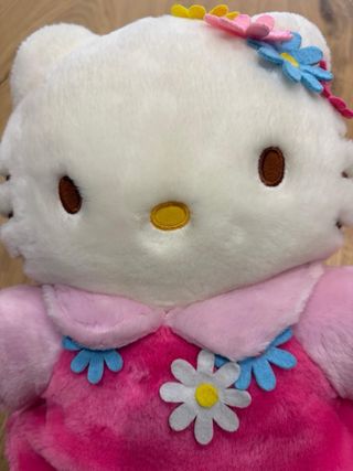 Peluche Hello Kitty Vestido Rosa Flores