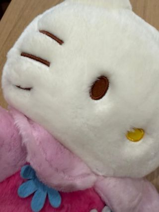 Peluche Hello Kitty Vestido Rosa Flores
