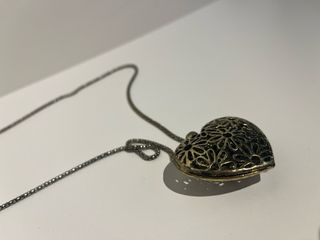 Colgante Corazón Filigrana Dorado