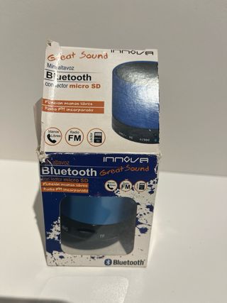 Altavoz Mini Azul USB