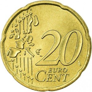 20 Céntimos Italia 2002 y 20 centimos Grecia