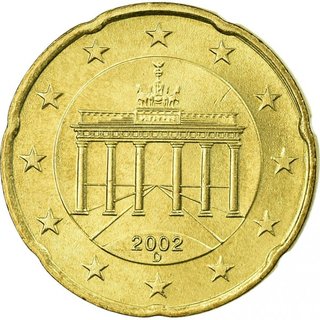 20 Céntimos Italia 2002 y 20 centimos Grecia