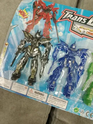 Set 4 Figuras Trans Gladiator Super Hero