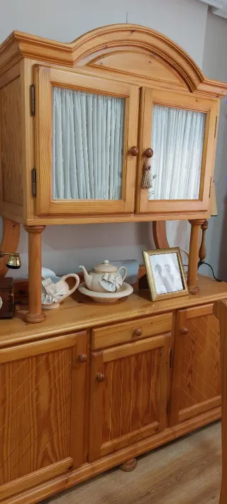 Conjunto comedor madera