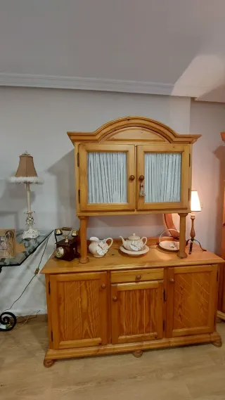 Conjunto comedor madera