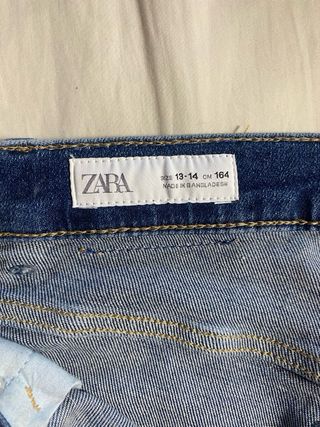Pantalón campana azul