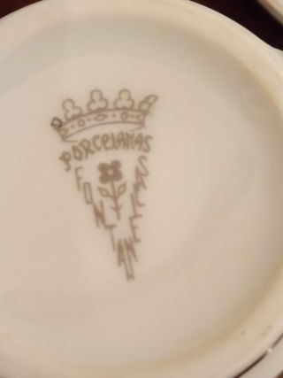 Juego café 11 servicios porcelana Vintage