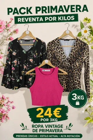 Lote Ropa Primavera 3kg Vintage