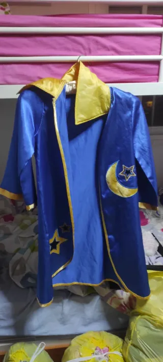 Disfraz Mago Azul y Dorado