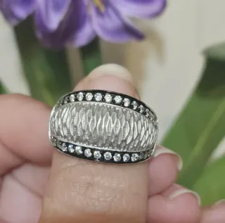 Anillo Plata Ley 925 con Circonitas