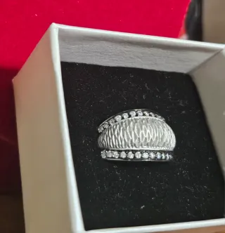 Anillo Plata Ley 925 con Circonitas