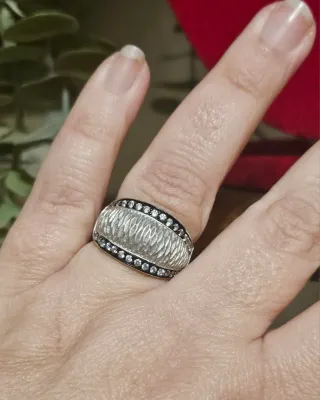 Anillo Plata Ley 925 con Circonitas