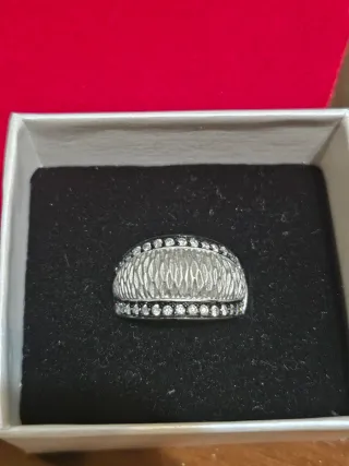 Anillo Plata Ley 925 con Circonitas