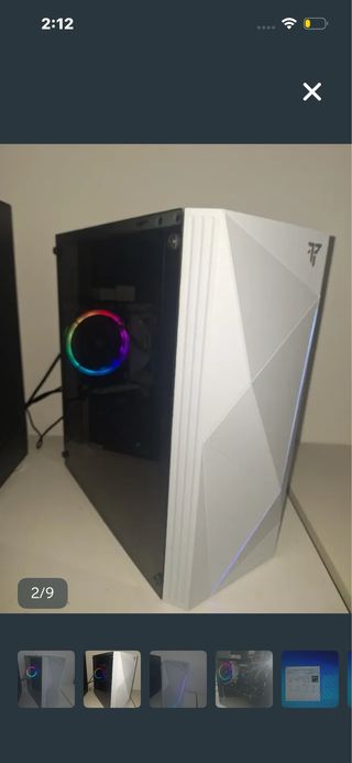 PC Gaming Blanco con RGB