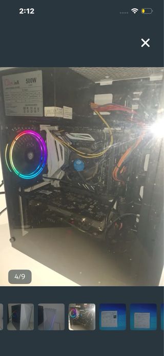 PC Gaming Blanco con RGB