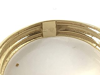 anillo oro 18k con circonita