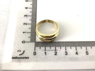 anillo oro 18k con circonita