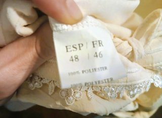 Bata Ligera para Mujer Talla L (44-48) - Vintage