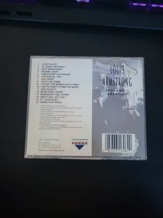 CD Louis Armstrong Satchmo's Greatest Jazz