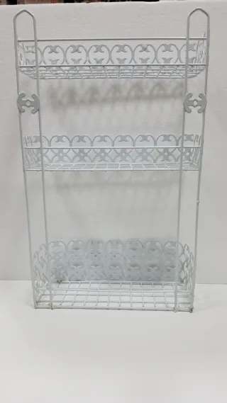 ESTANTERÍA METÁLICA BLANCA 3 BALDAS 51Cm NUEVA