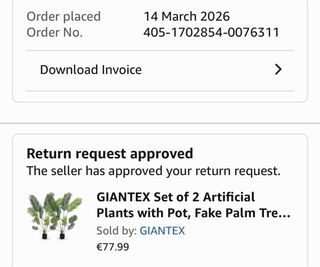 2 Plantas Artificiales Grandes 140cm