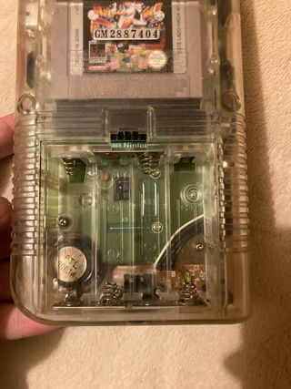 Nintendo Game Boy Transparente + Juego