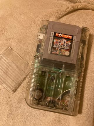 Nintendo Game Boy Transparente + Juego